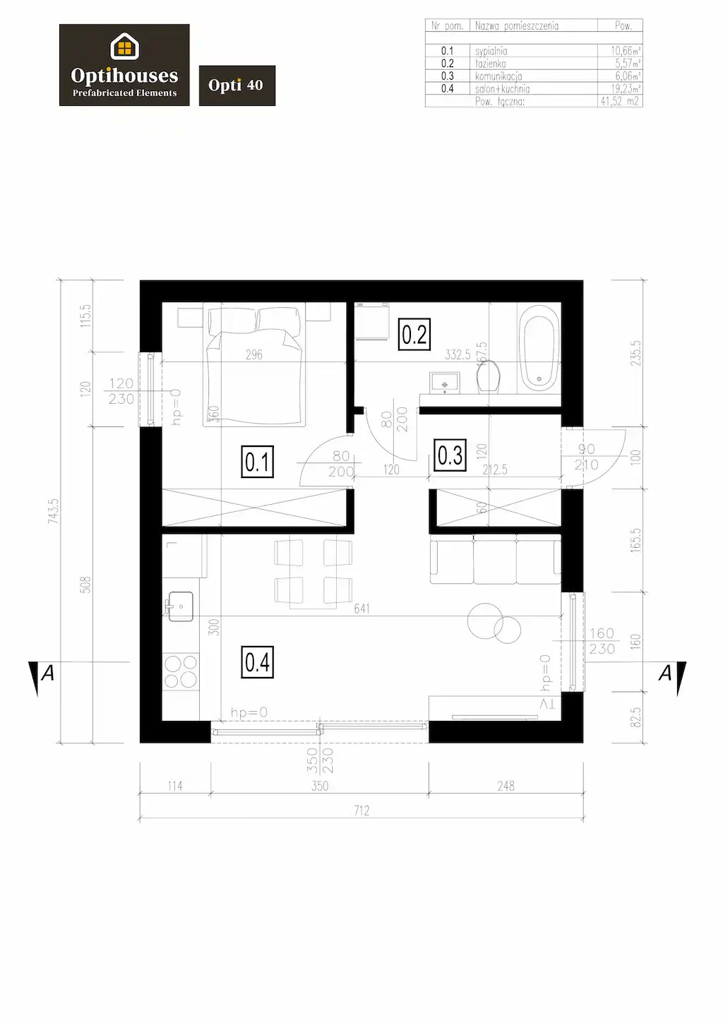 Dom całoroczny Opti 40 - Teraz HIT Oferta ! OptiHouses.com miniatura 4