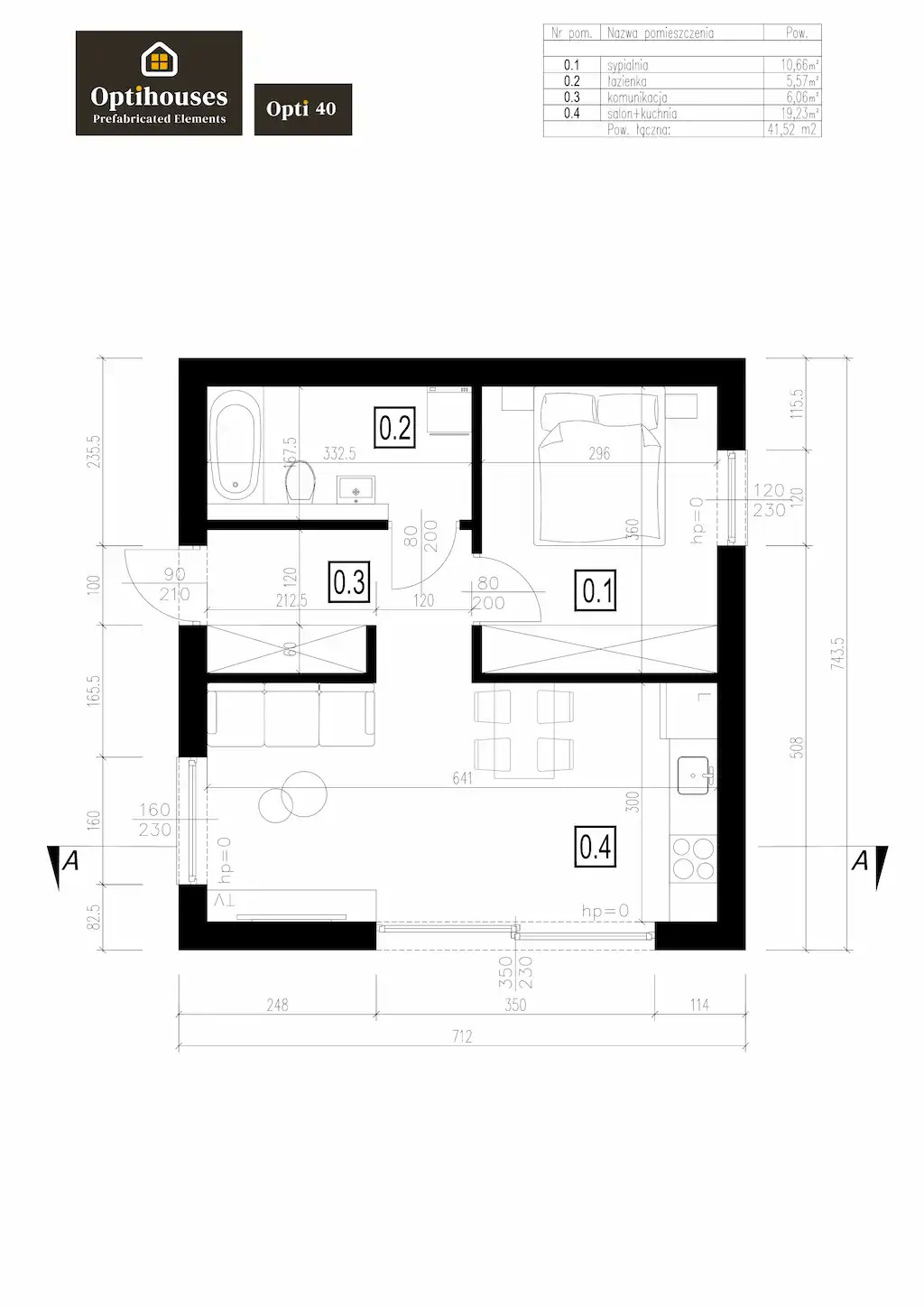 Dom całoroczny Opti 40 - Teraz HIT Oferta ! OptiHouses.com miniatura 6