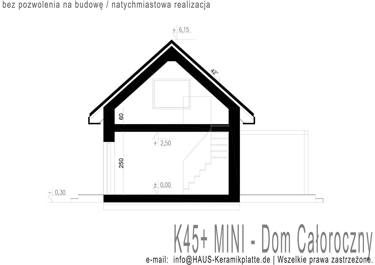 Dom całoroczny K45+MINI - Teraz HIT Oferta ! DomIdealny.pro miniatura 7