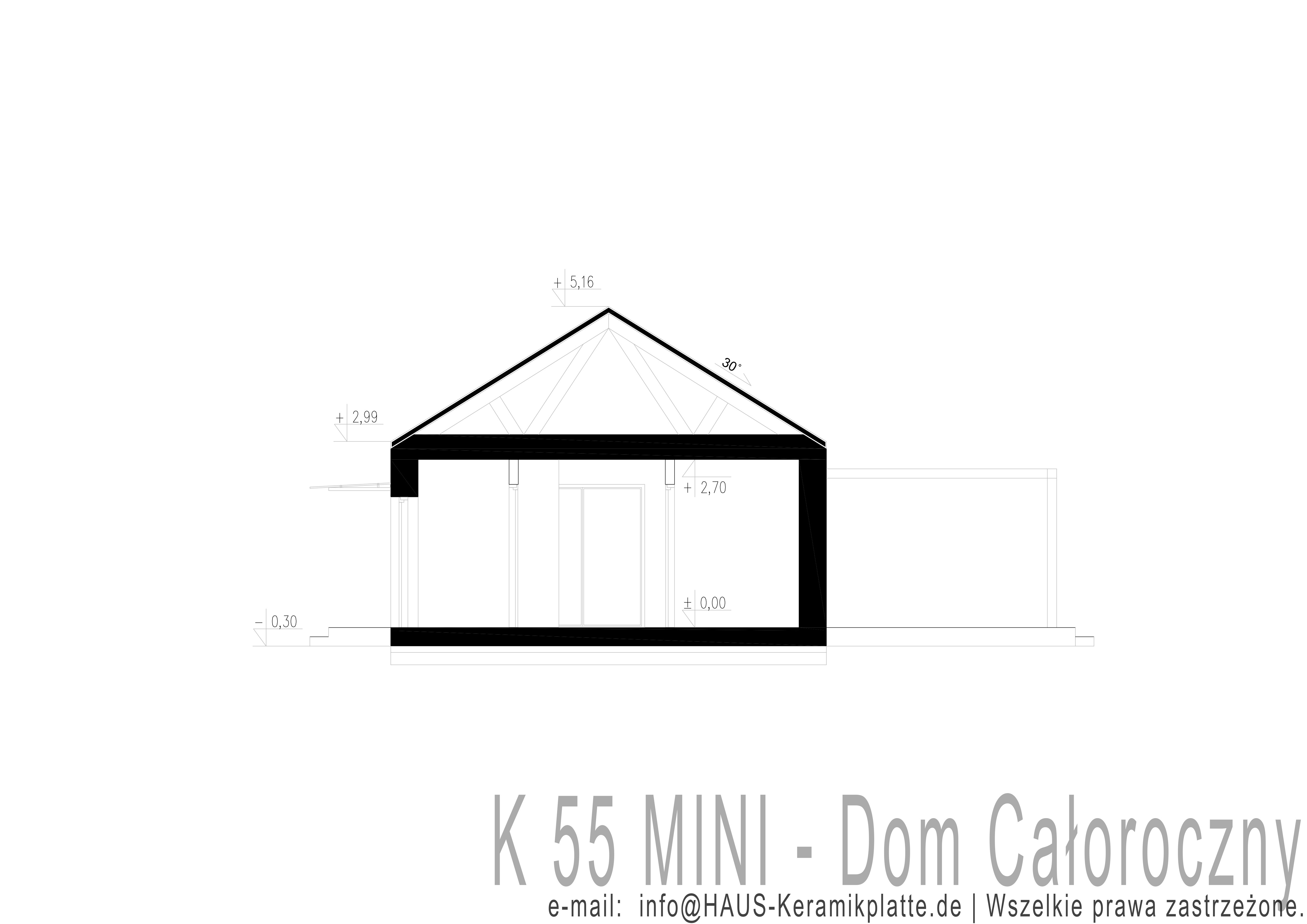Dom całoroczny K55+MINI - Teraz HIT Oferta ! DomIdealny.pro miniatura 7