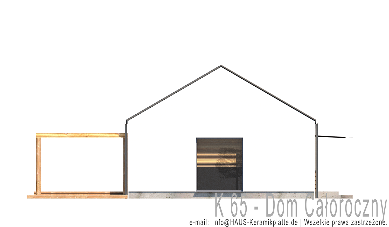 Dom całoroczny K65 - Teraz HIT Oferta ! DomIdealny.pro miniatura 3