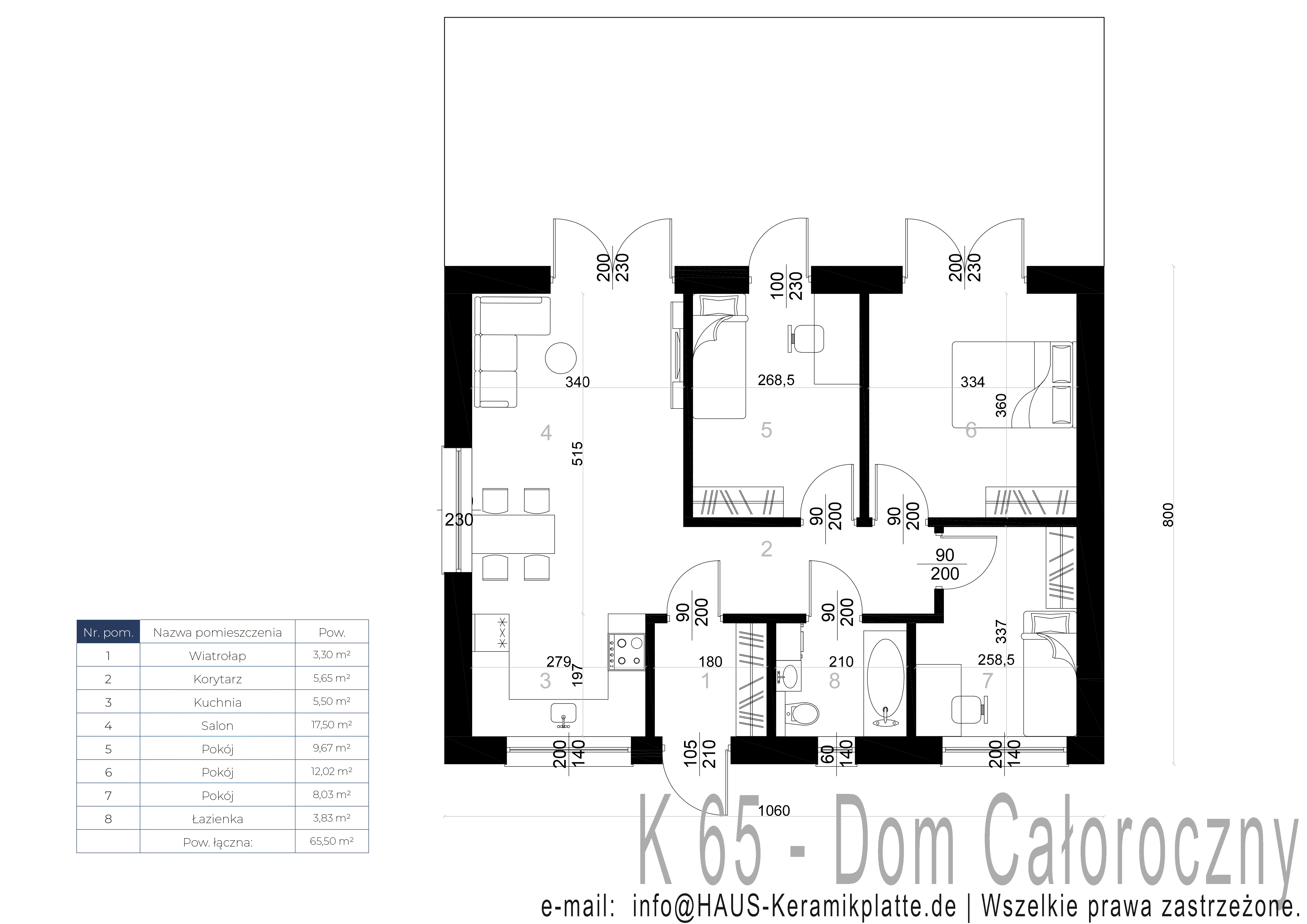 Dom całoroczny K65 - Teraz HIT Oferta ! DomIdealny.pro miniatura 8