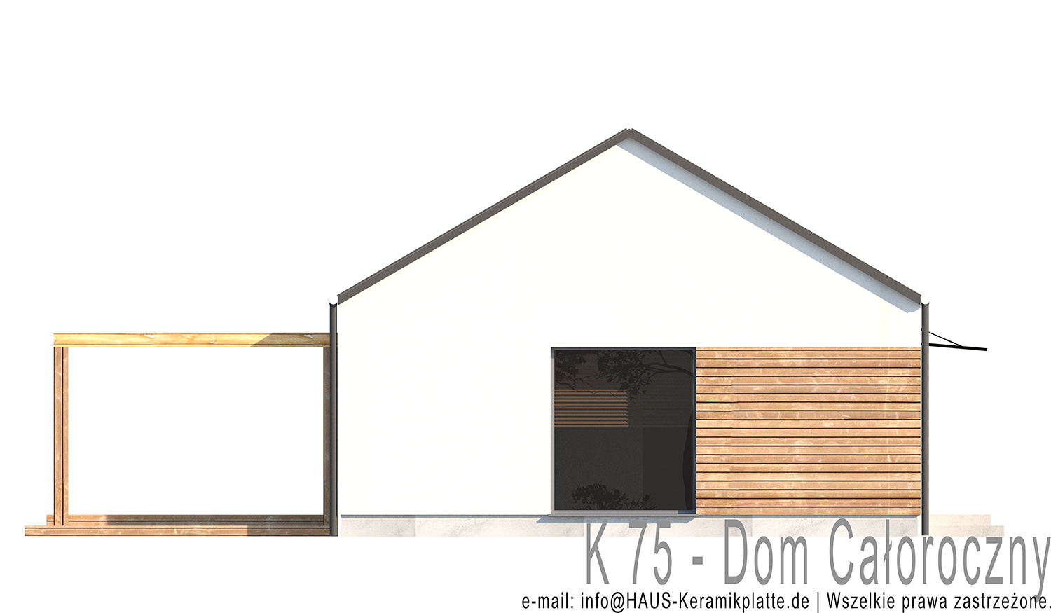 Dom całoroczny K75 - Teraz HIT Oferta ! DomIdealny.pro miniatura 3