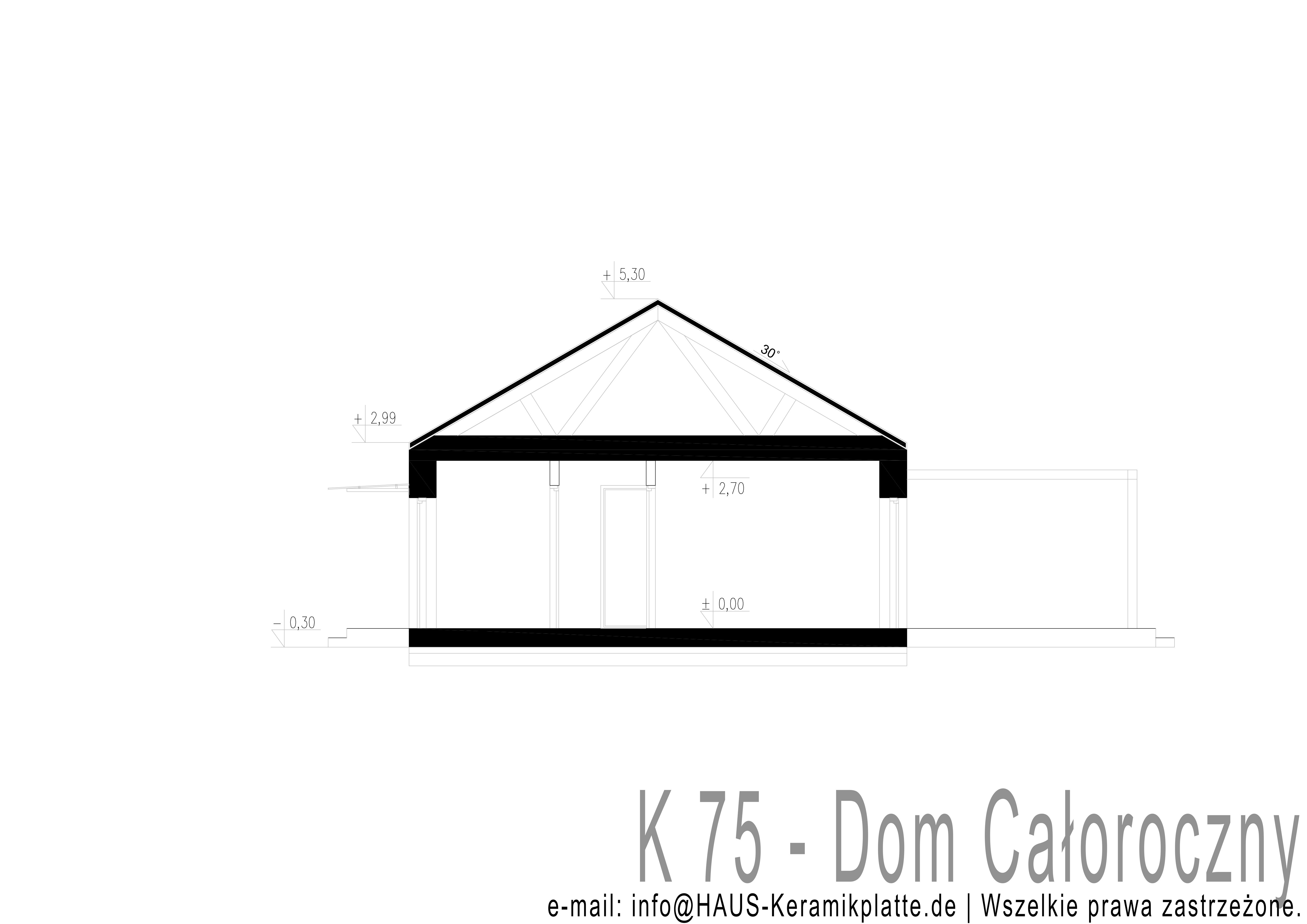 Dom całoroczny K75 - Teraz HIT Oferta ! DomIdealny.pro miniatura 7