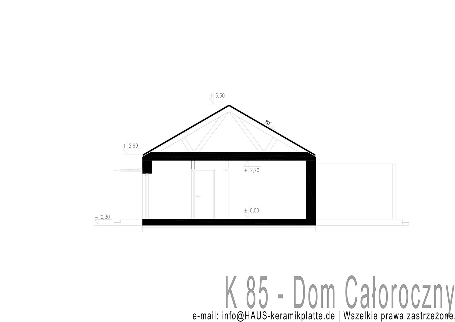 Dom całoroczny K85  - Teraz HIT Oferta !  DomIdealny.pro miniatura 7