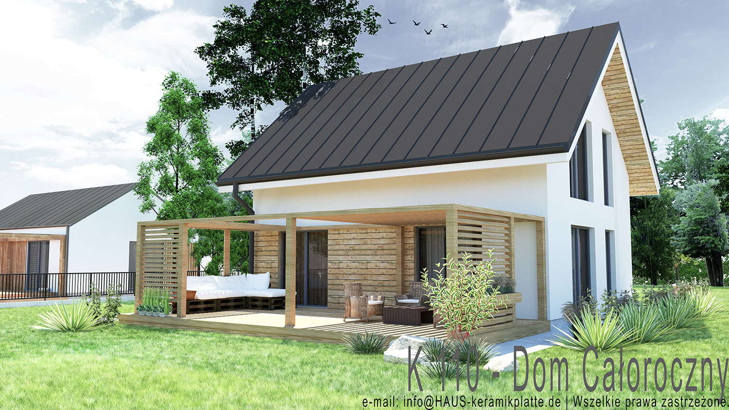 Dom całoroczny K110 - Teraz HIT Oferta ! DomIdealny.pro