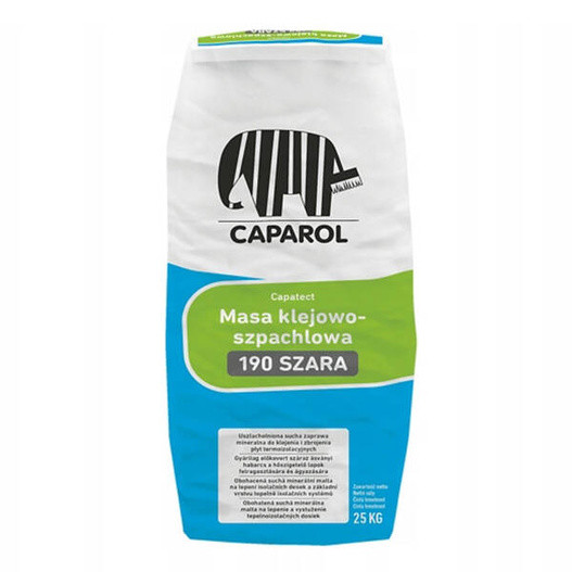 CAPAROL Capatect 190 masa klejowo - szpachlowa do siatki 25kg szary (48opak/pal)