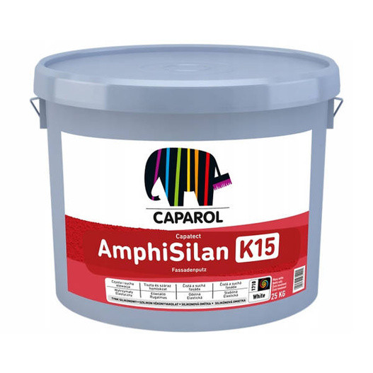 CAPAROL AmphiSilan K15 tynk silikonowy 25kg (24opak/pal) biały