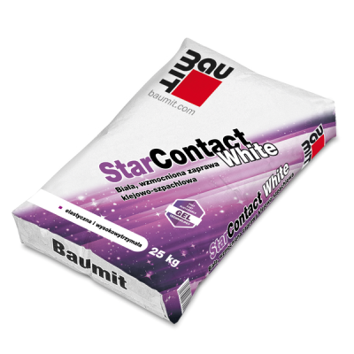 BAUMIT Starcontact White wysokoelastyczna zaprawa klejowo-szpachlowa 25kg (42opak/pal)