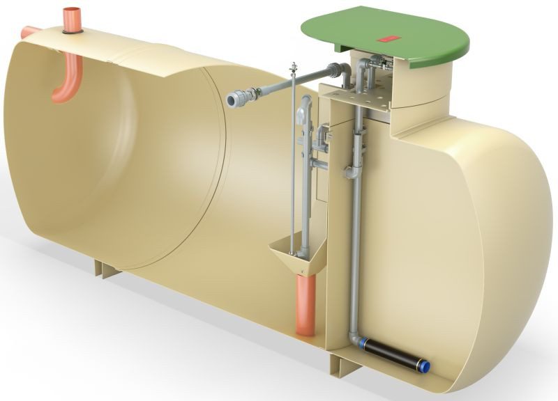 BioFicient® 2 GRP, 1.20 m³/d, do 8 RLM